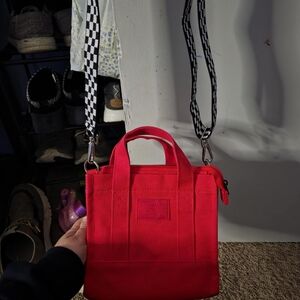 Stylish Red Vans Tote Bag